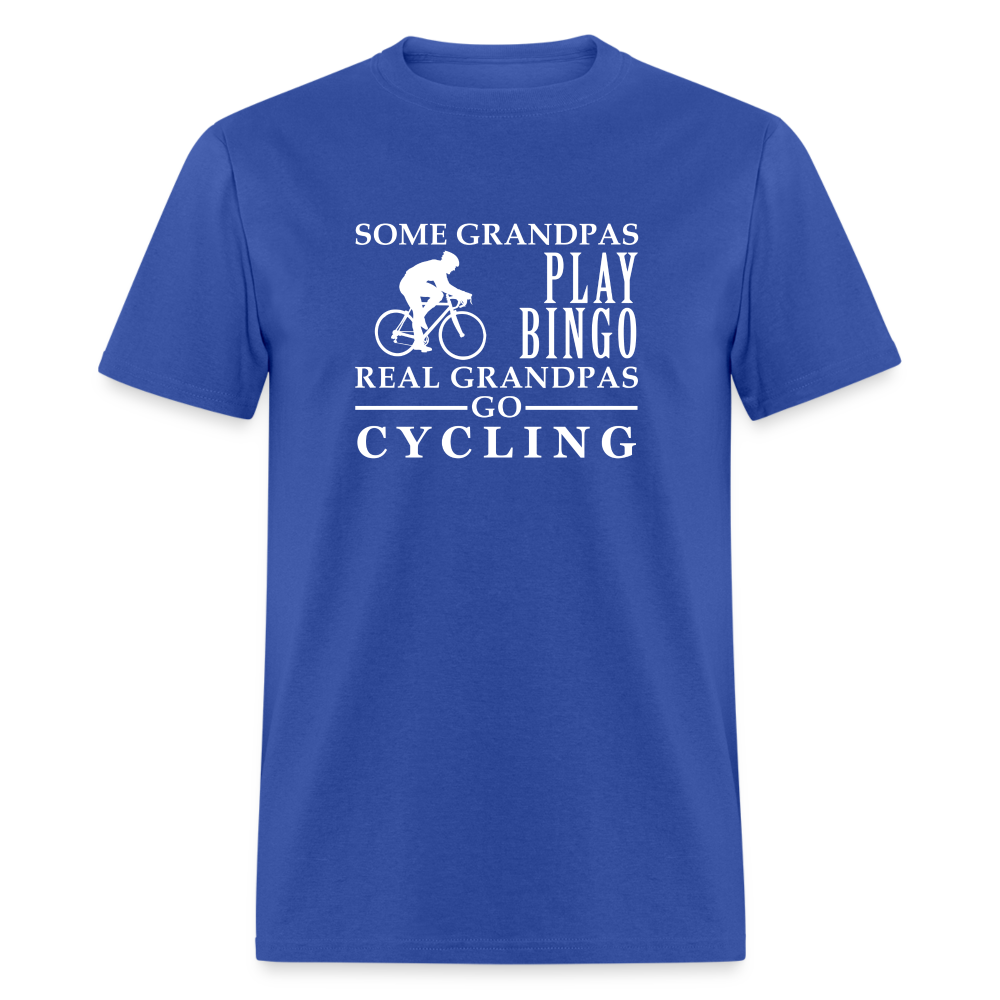 Some Grandpas play bingo, Real Grandpas Cycling Unisex Classic T-Shirt - royal blue