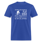 Some Grandpas play bingo, Real Grandpas Cycling Unisex Classic T-Shirt - royal blue