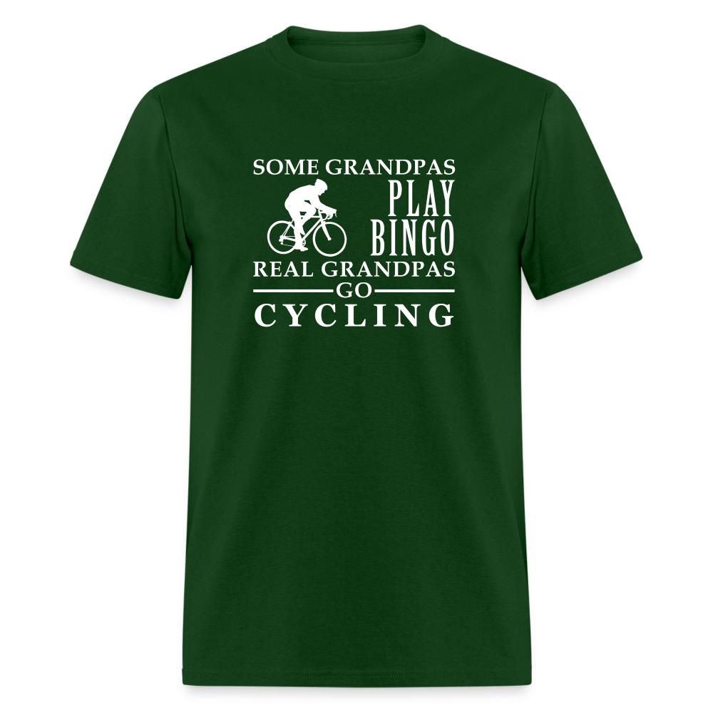 Some Grandpas play bingo, Real Grandpas Cycling Unisex Classic T-Shirt - forest green