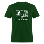 Some Grandpas play bingo, Real Grandpas Cycling Unisex Classic T-Shirt - forest green
