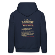 Electrician see also WIZARD, MAGICIAN Men's Hoodie - navy