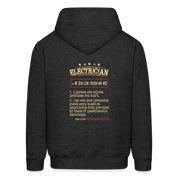 Electrician see also WIZARD, MAGICIAN Men's Hoodie - charcoal grey