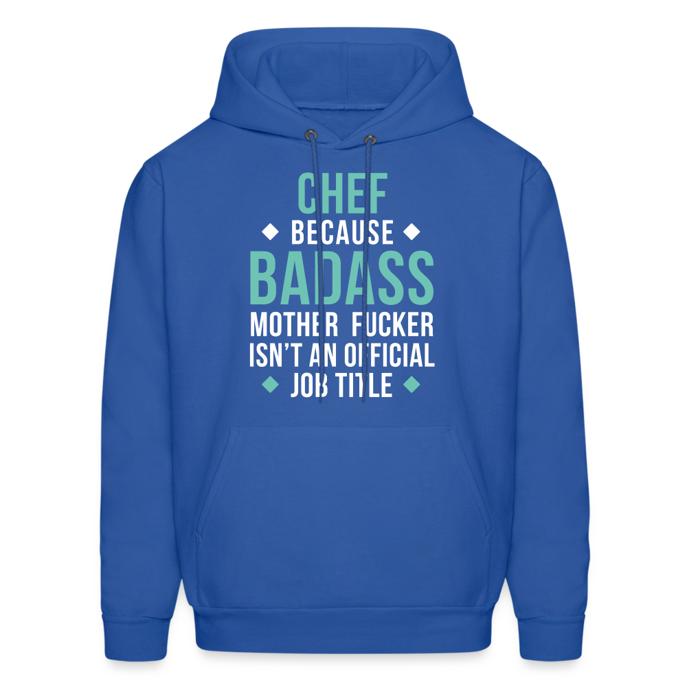 Chef badass Men's Hoodie - royal blue