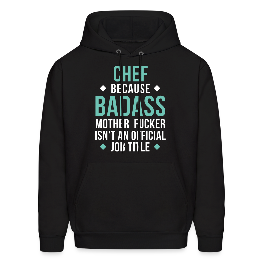 Chef badass Men's Hoodie - black