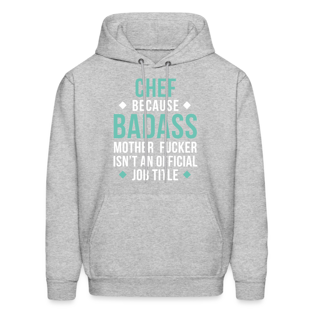 Chef badass Men's Hoodie - heather gray