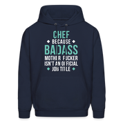 Chef badass Men's Hoodie - navy