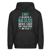 Chef badass Men's Hoodie - charcoal grey