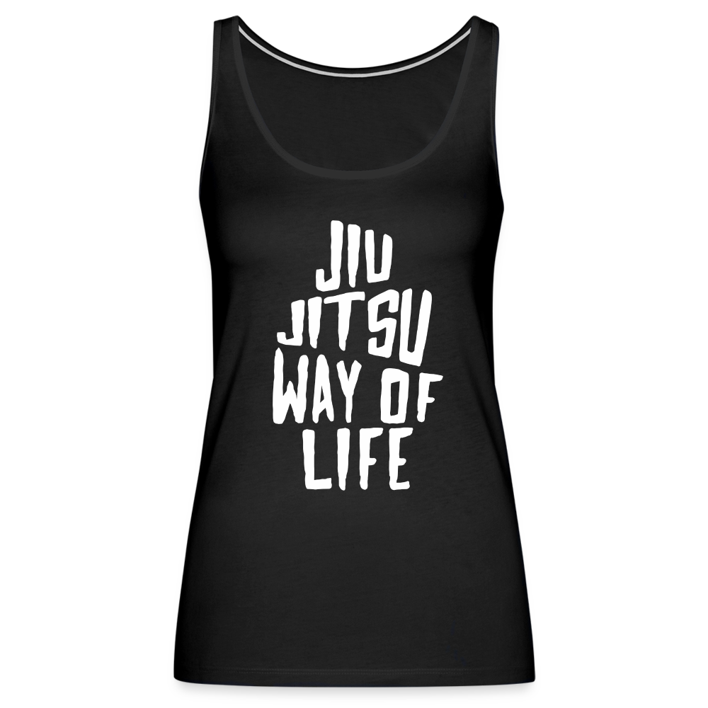 Jiu Jitsu way of life Women’s Premium Tank Top - black