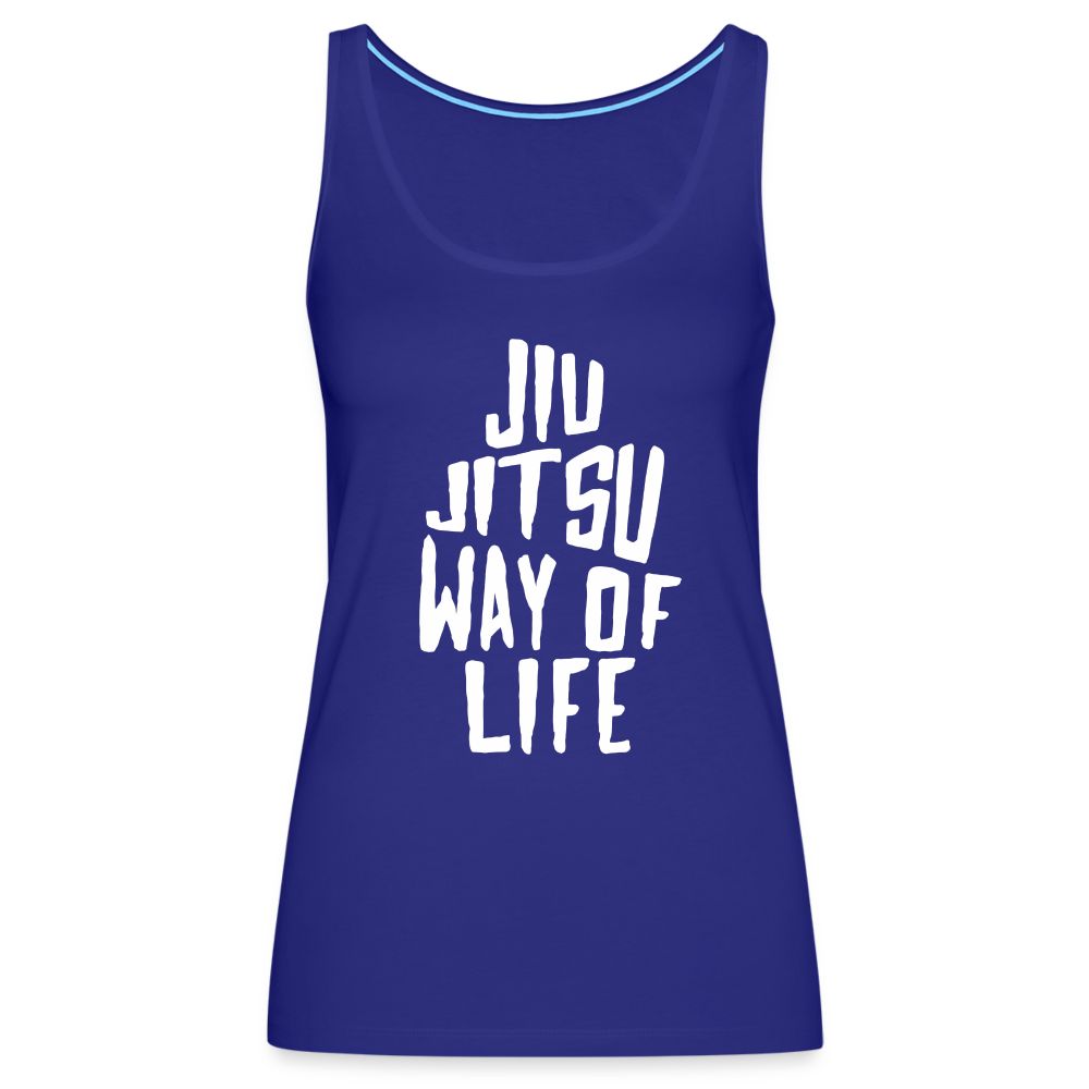 Jiu Jitsu way of life Women’s Premium Tank Top - royal blue