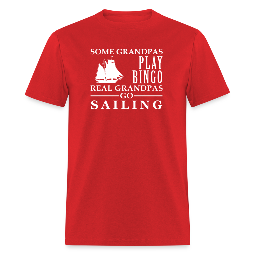 Real Grandpas Sailing Unisex Classic T-Shirt - red