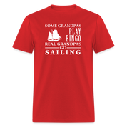Real Grandpas Sailing Unisex Classic T-Shirt - red