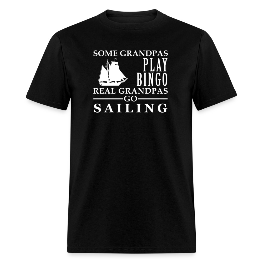 Real Grandpas Sailing Unisex Classic T-Shirt - black