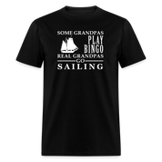 Real Grandpas Sailing Unisex Classic T-Shirt - black