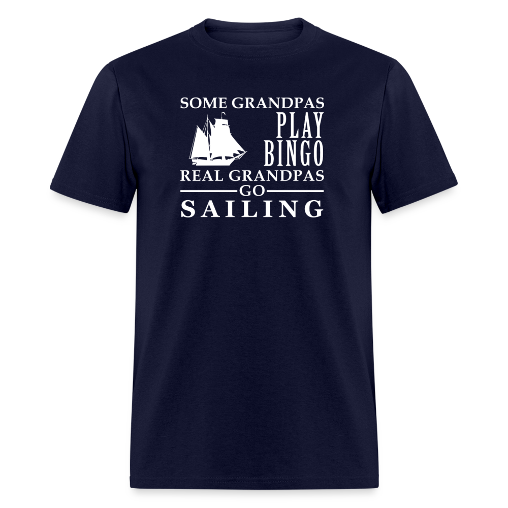 Real Grandpas Sailing Unisex Classic T-Shirt - navy