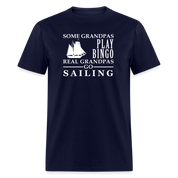 Real Grandpas Sailing Unisex Classic T-Shirt - navy