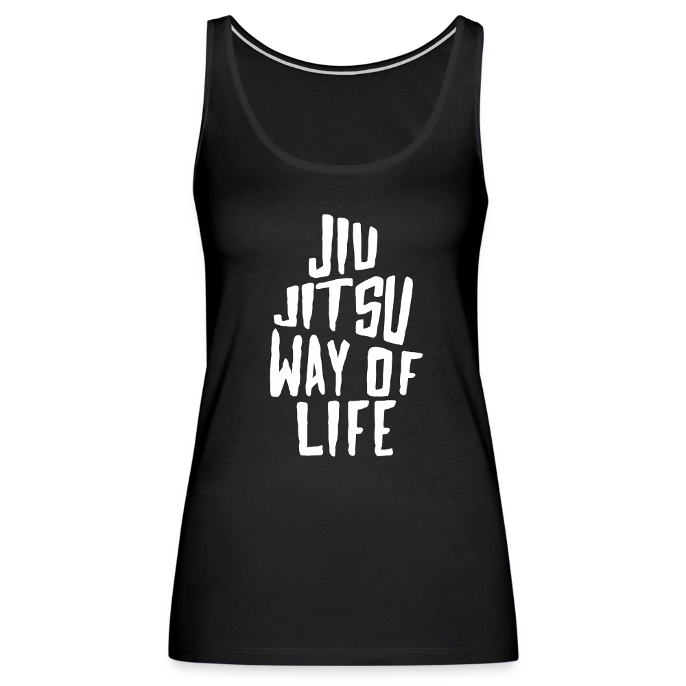 Jiu Jitsu way of life Women’s Premium Tank Top - black