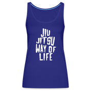 Jiu Jitsu way of life Women’s Premium Tank Top - royal blue