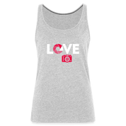 Photography Love Women’s Premium Tank Top - heather gray