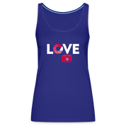 Photography Love Women’s Premium Tank Top - royal blue