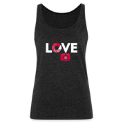 Photography Love Women’s Premium Tank Top - charcoal grey