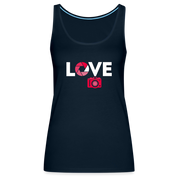 Photography Love Women’s Premium Tank Top - deep navy