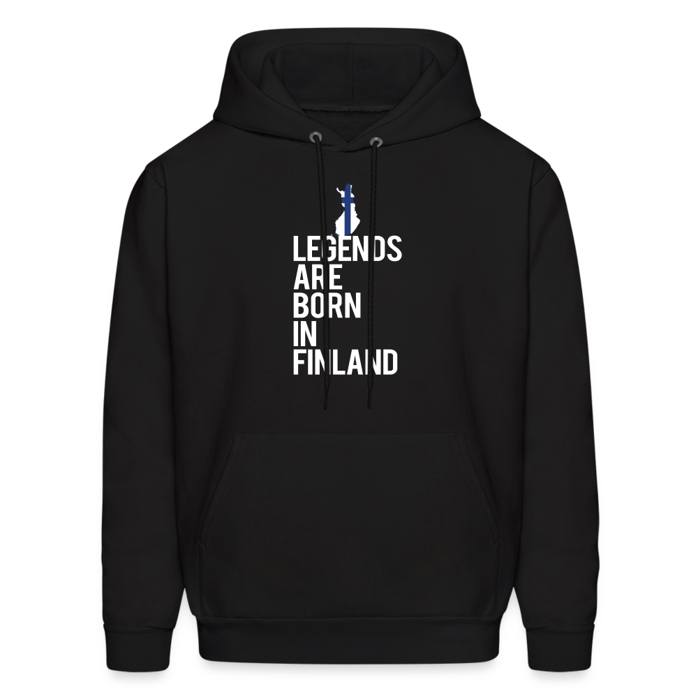 Legends are born in Finland Men's Hoodie К00449 - black