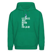 Legends are born in Finland Men's Hoodie К00449 - kelly green