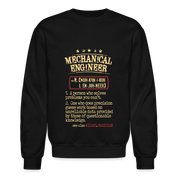 K00838 mechanical engineer Crewneck Sweatshirt - black