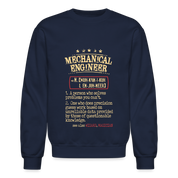 K00838 mechanical engineer Crewneck Sweatshirt - navy