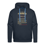 IT Manager Hoodie - IT Manager see also Wizard, Magician, IT Manager Gift Personalizable IT Manager Hoodie - IT Manager see also Wizard,  K00829Men’s Premium Hoodie - navy