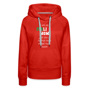 S00361 Women’s Premium Hoodie Italian Hoodie - I am an italian mom, just like a normal mom except much cooler Crewneck Gift - red