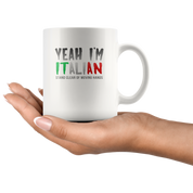 Italian Person Gift, Italians lover, Italians White Mug, Birthday Present, Christmas Gift, 11oz  white mug, Fun gift