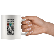Sleep with gamer we push the right buttons