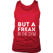 Lady in the streets but a freak in the gym