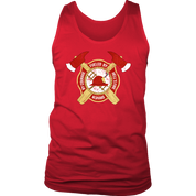 Firefighter Fueled by hell's fire, driven by courage Tank Top