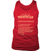 Pediatrician, Womans tank top, Racerback, Mens Tank top, Profession, Colleague gift, Coworker present, Pediatrician Gift