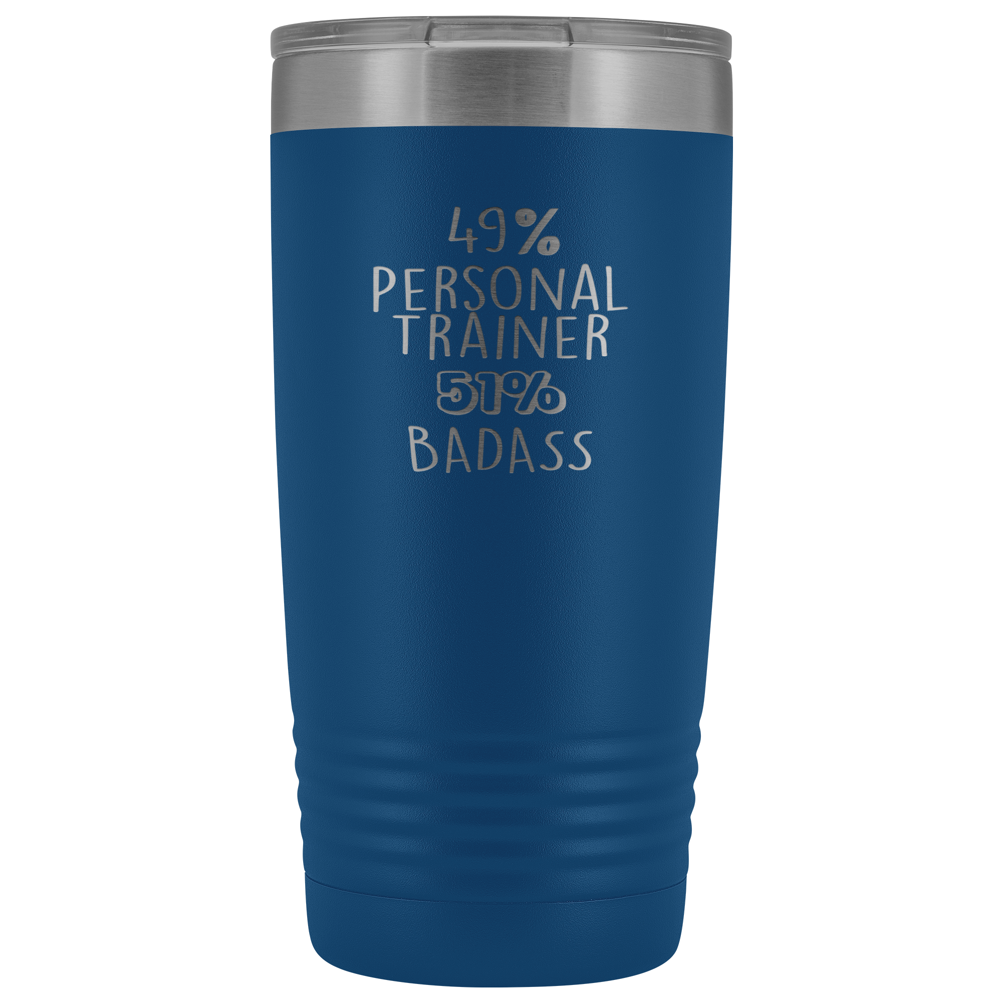 Personal Trainer Gift, 49% Personal Trainer, Badass, 20oz Tumbler, Travel mug, Coffee Tumbler, Present for Personal Trainer Colleague