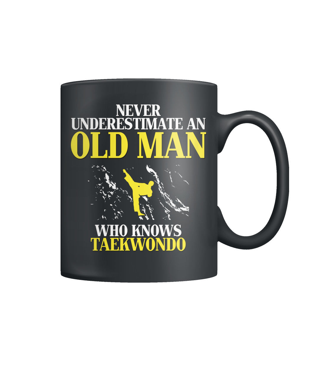 Old man who loves Taekwondo Mr. Smith Color Coffee Mug