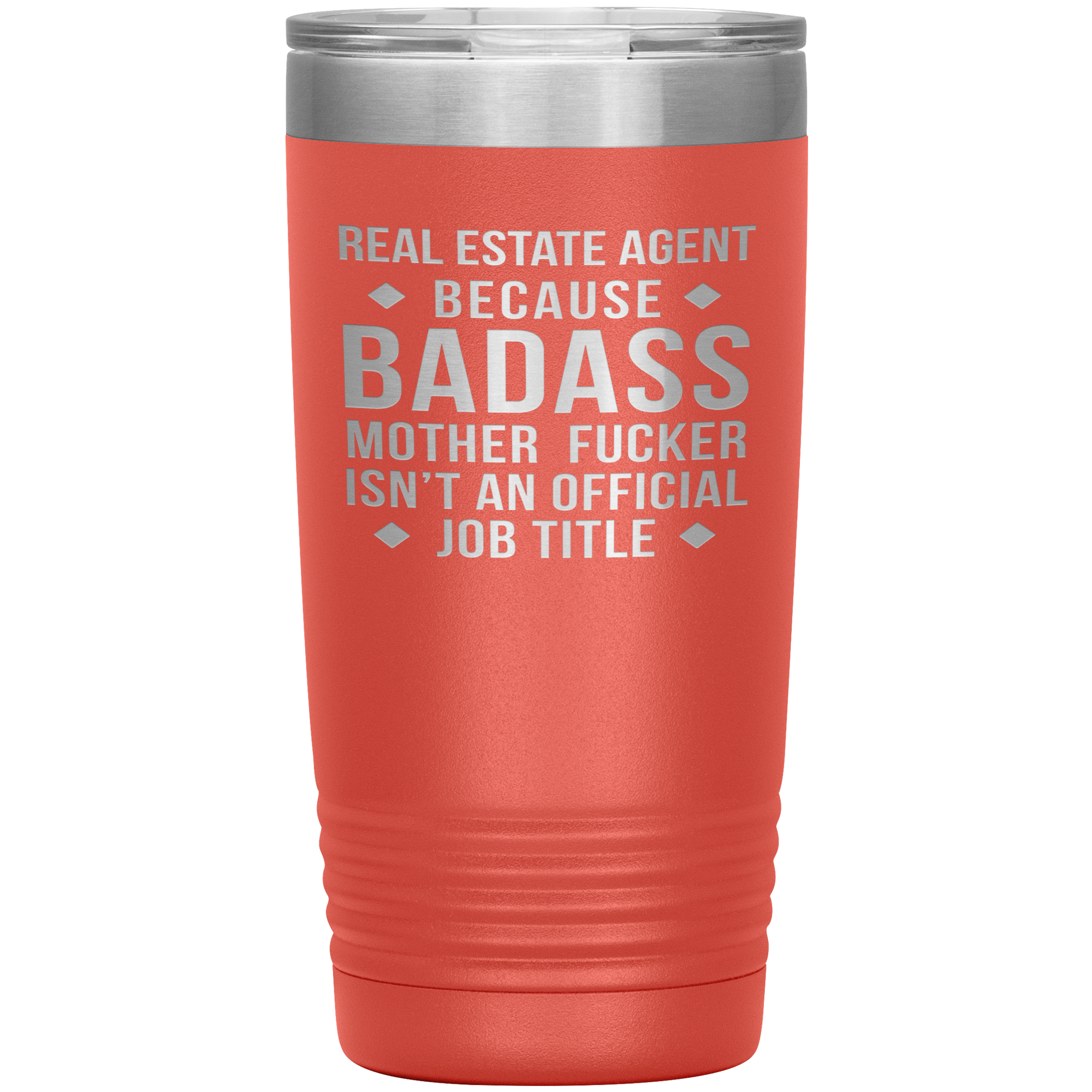 Real Estate Agent Gift, Real Estate Agent badass, 20oz Vacuum Tumbler, Travel mug, Coffee Tumbler, Present for Real Estate Agent Colleague