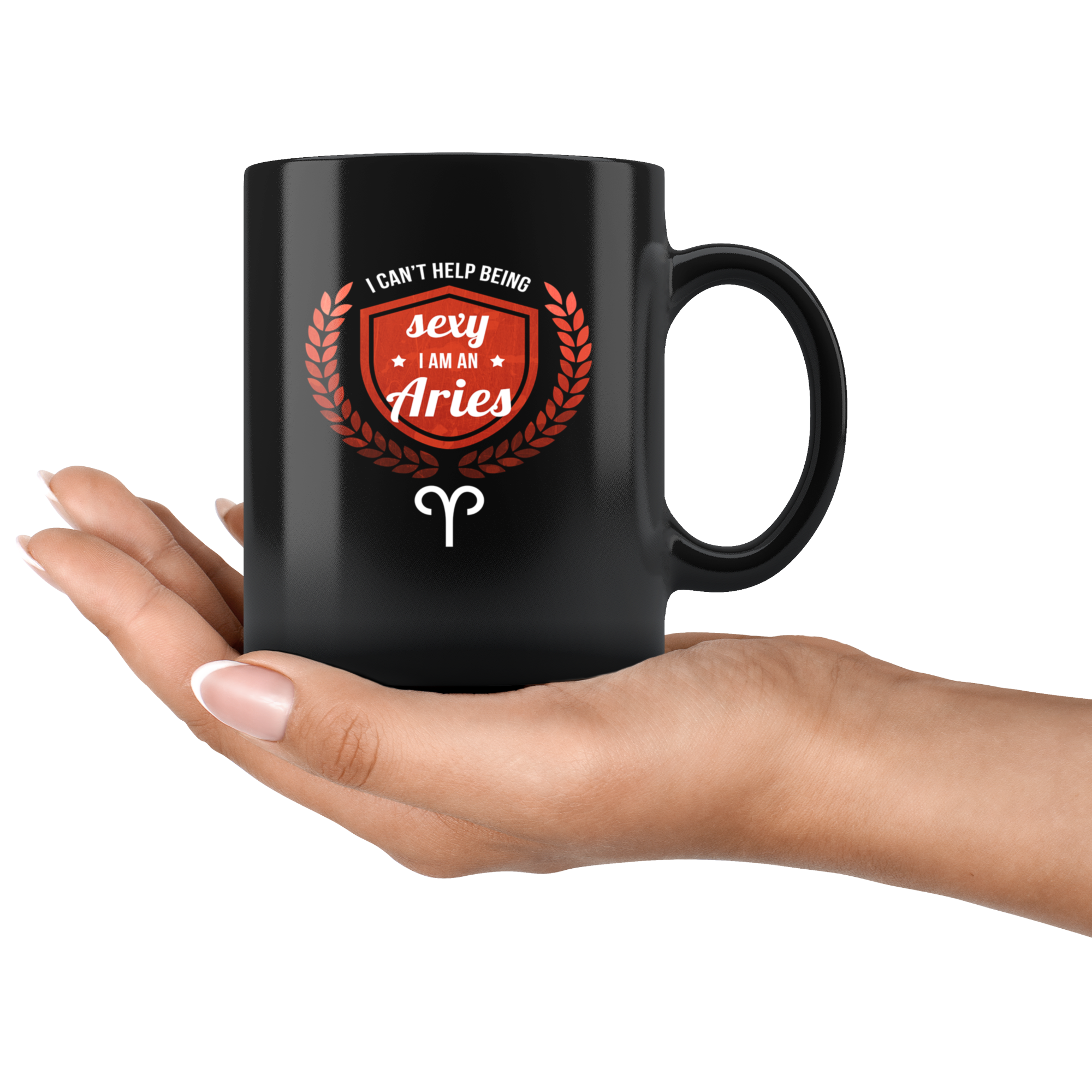 Aries gifts Aries mug - I can't help being sexy I'm an aries mug - Aries coffee mug Zodiac coffee cup Black (11oz)