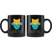 Veterinarian mug - Save the injured, love the abandoned, rescue the mistreated mug - Vet Nurse coffee mug Veterinary coffee cup Black (11oz)