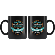 Father's Day Gift I've been called a lot of names in my lifetime but grandpa is my favorite Gift Ideas for Grandpa Birthday Mug 11oz Black