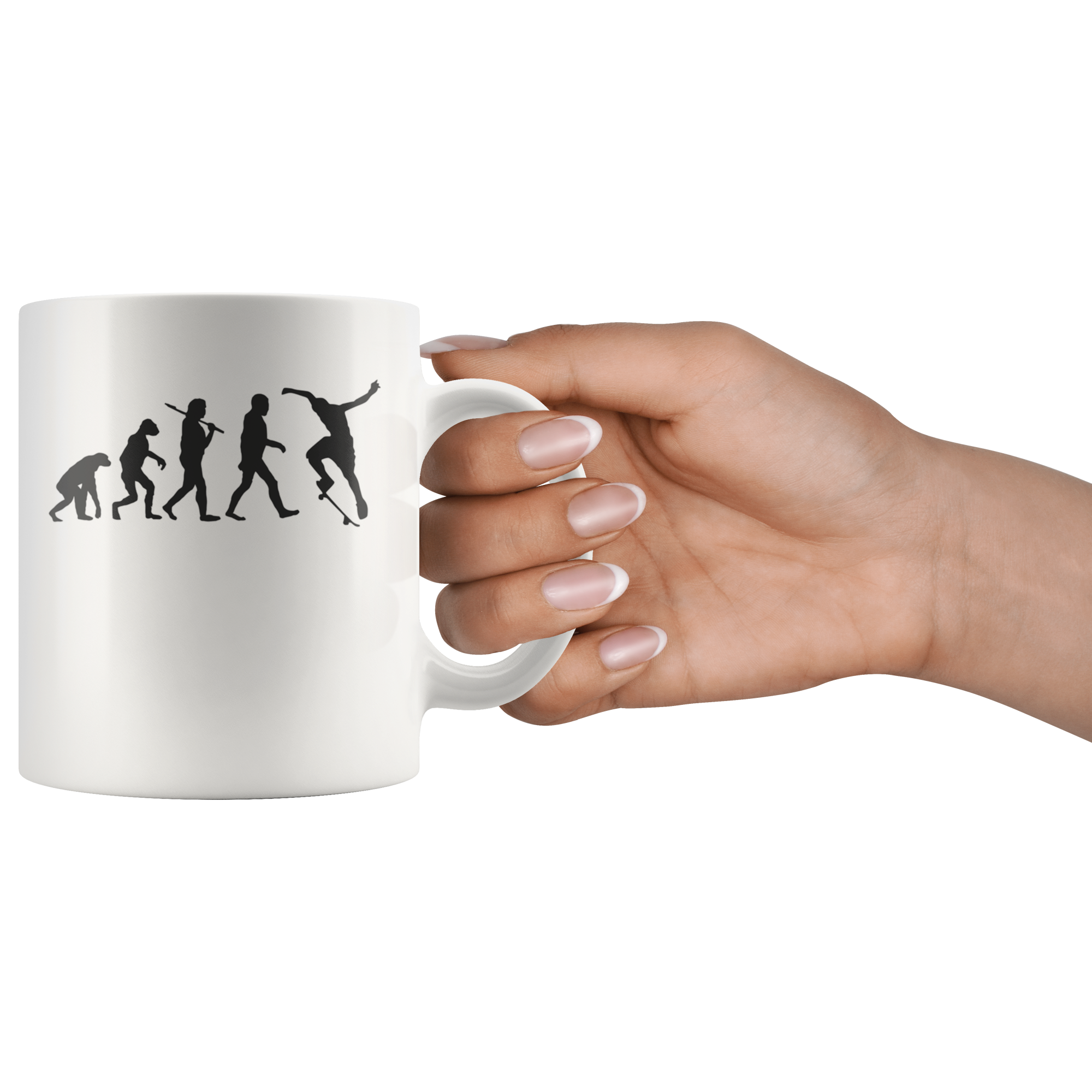 Evolution of skating Coffee Mug 11 oz. Skaters gift