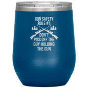 Gun safety rule #1, don't piss of the guy holding the gun