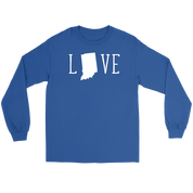 Indiana Love Gift, Unisex Longsleeve