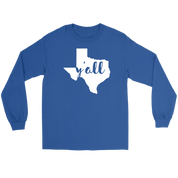 Texas Y'all Gift, Unisex Longsleeve, Hoodie, Crewneck long sleeve, Sweatshirt, Jersey