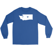 Washington Love Washington Gift, Unisex Longsleeve, Hoodie, Crewneck long sleeve, Sweatshirt, Jersey