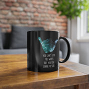 Surfing Mug [EUROPE] Black Coffee Cup, 11oz