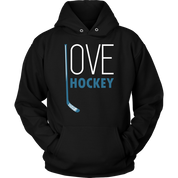 Hockey Love Hockey Gift, Unisex Longsleeve, Hoodie, Crewneck long sleeve, Sweatshirt, Jersey