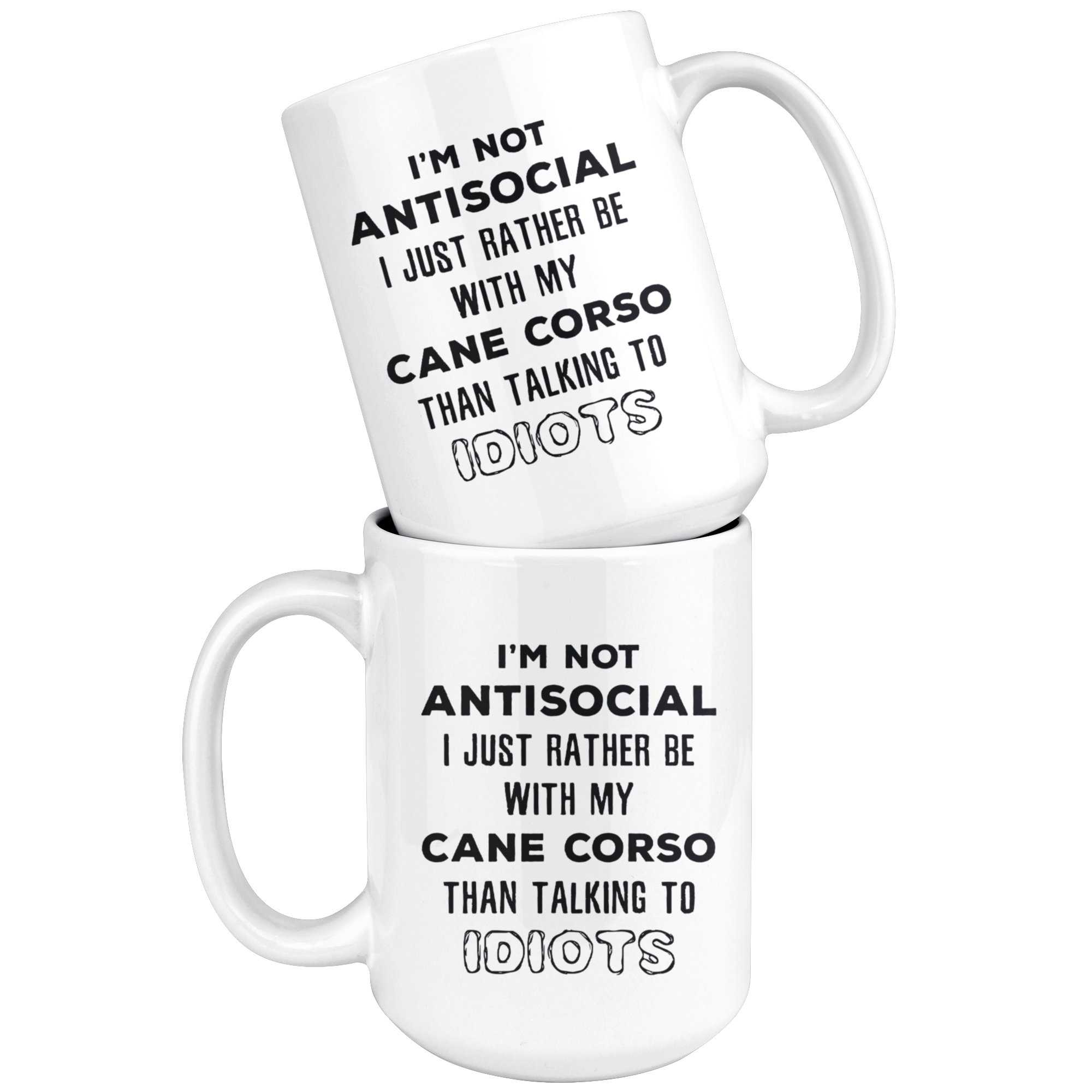 Cane Corso 15oz White Mug